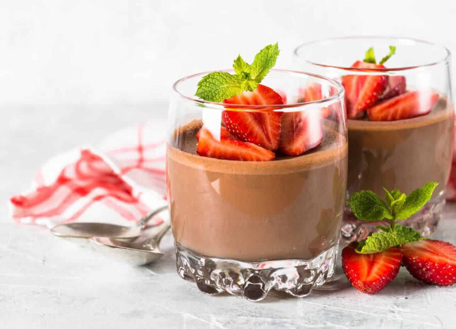 Panna cotta au chocolat rapide