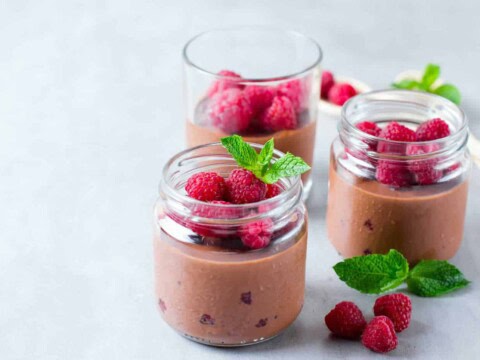 Mousse au chocolat et framboises au thermomix