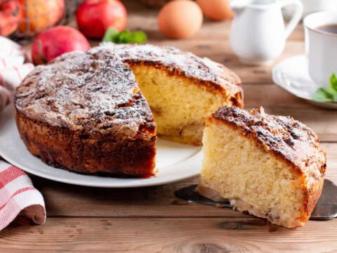Gâteau aux pommes et yaourt pour 4 personnes