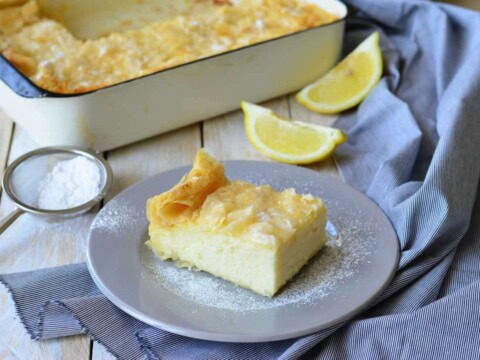 Gâteau au lait et semoule