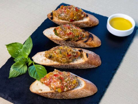 Caviar aubergine et poivron