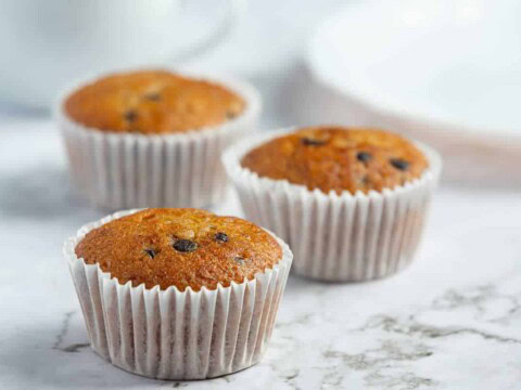 Muffins moelleux pépites chocolat