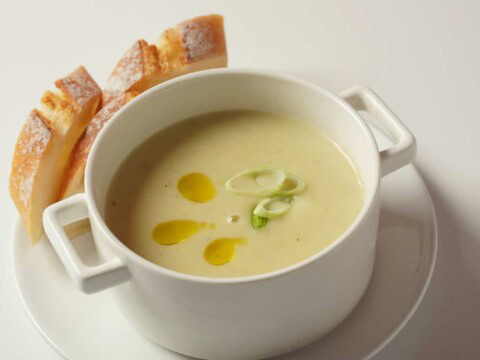 Soupe de poireaux et pomme de terre