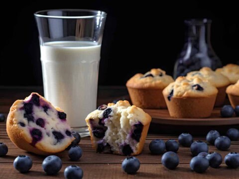 Muffins myrtilles