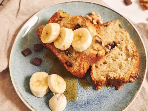 Cake Banane Noix et Chocolat