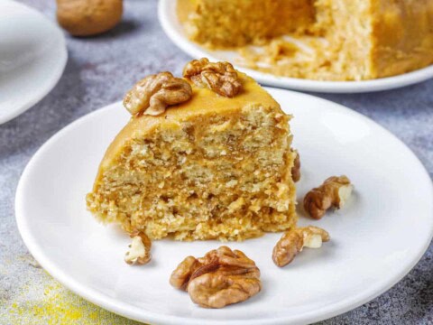 Cake au miel et aux noix