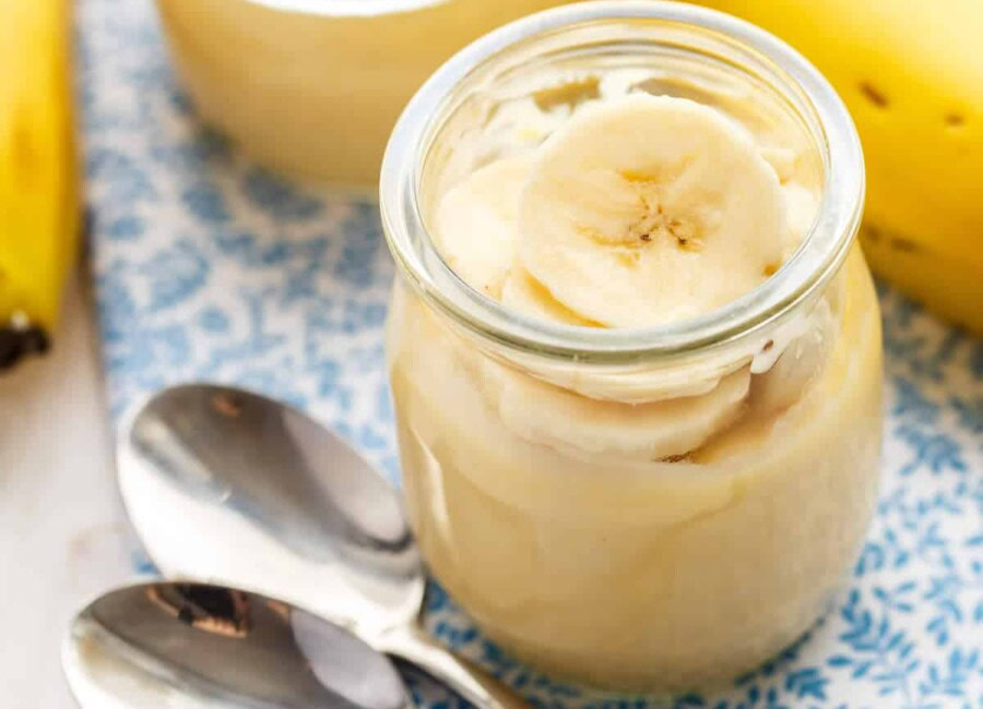 Crème Banane Pour Votre Dessert