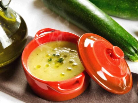 Velouté de courgettes et pommes de terre