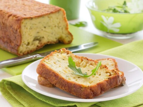 Recette cake courgette chèvre