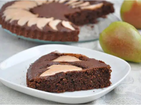 tarte poire chocolat sans pâte