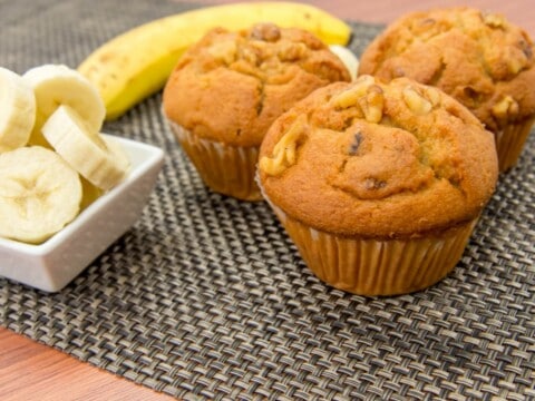 Muffins Banane et Noix