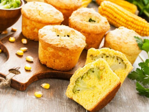 Muffins au Brocoli et à la Maïzena