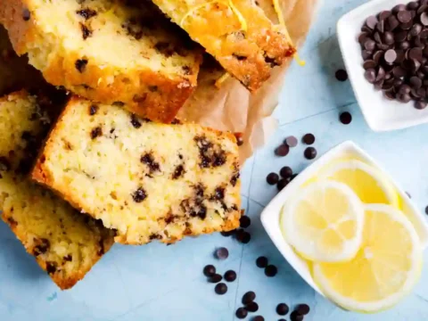 Gâteau au Citron et aux Pépites de Chocolat