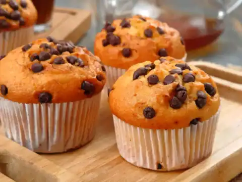 muffins aux pépites de chocolat