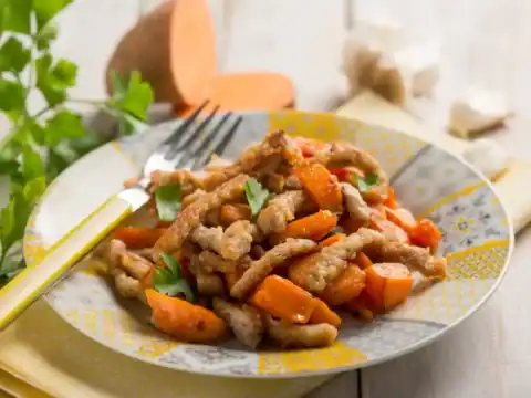 blanquette de veau à la patate douce