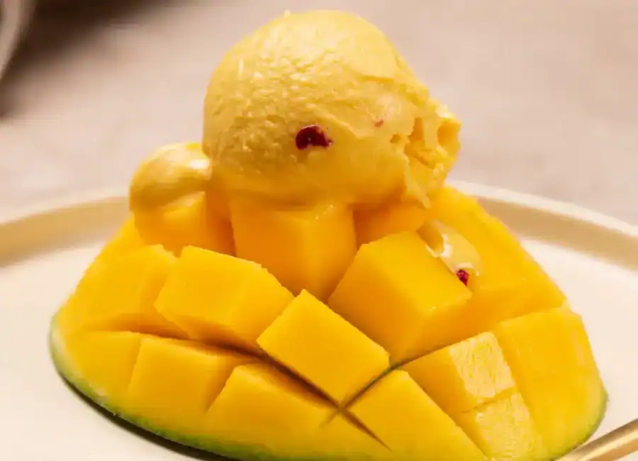 Recette Glace à la Mangue Sans Sorbetière