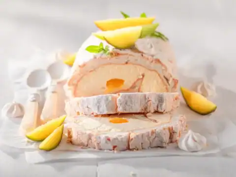 Roulade suisse à la mangue