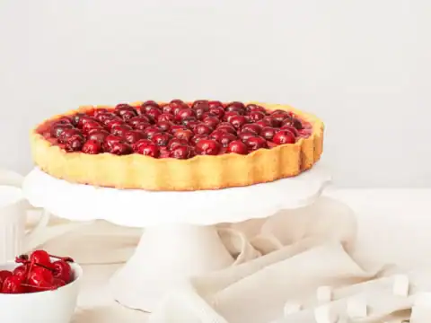 Tarte aux cerises maison