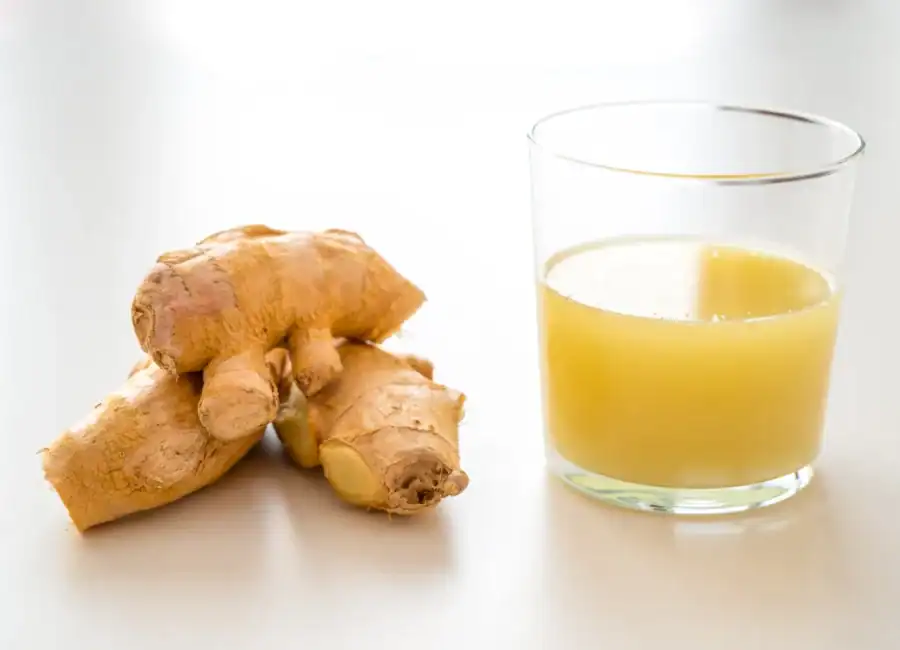Jus de gingembre maison