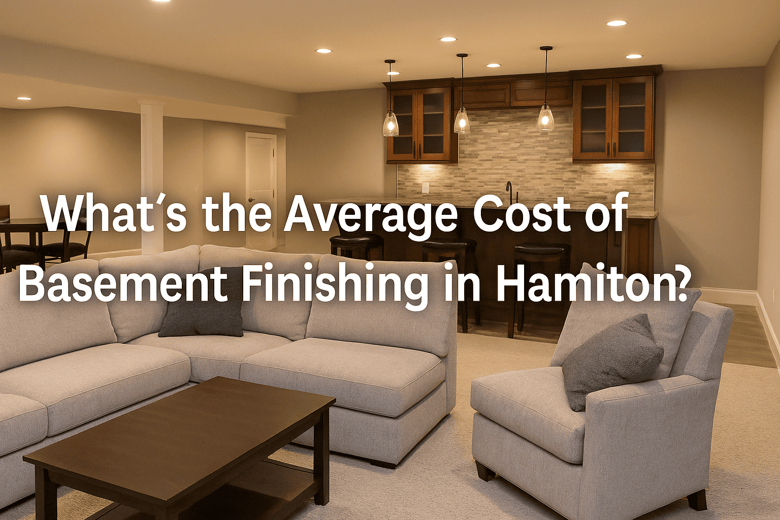 Average Cost of Basement Finishing in Hamilton