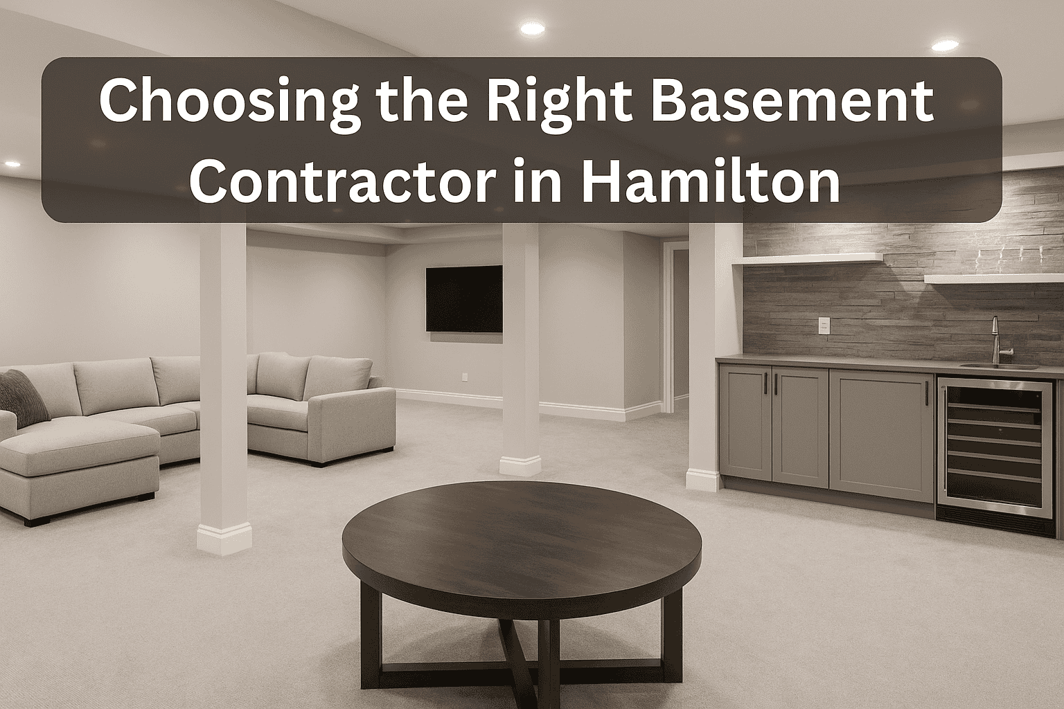 Basement Finishing Contractors in Hamilton