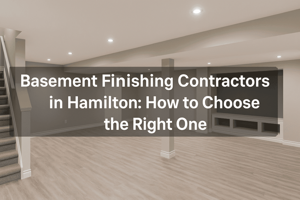 What Does a Basement Finishing Contractor Actually Do?