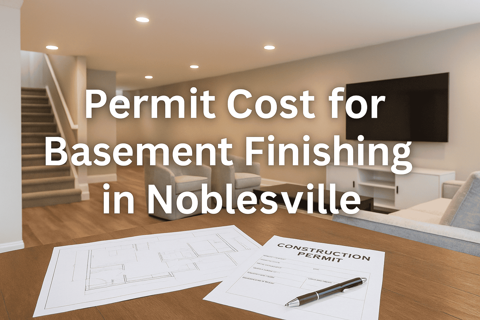 Permit Cost for Basement Finishing in Noblesville: What Homeowners Should Know