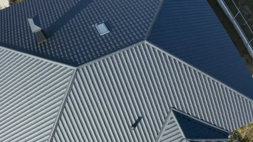 Modern metal roofing installed for long-lasting weather protection