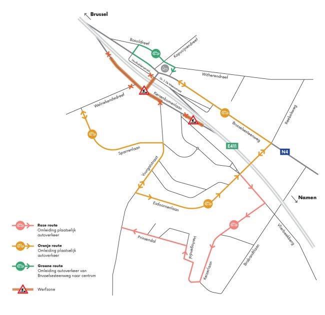 Itinéraires alternatifs pour arriver facilement au Centre Ressourcements en raison des travaux