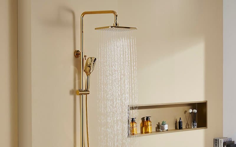 shower system brushed gold for shower faucet repair