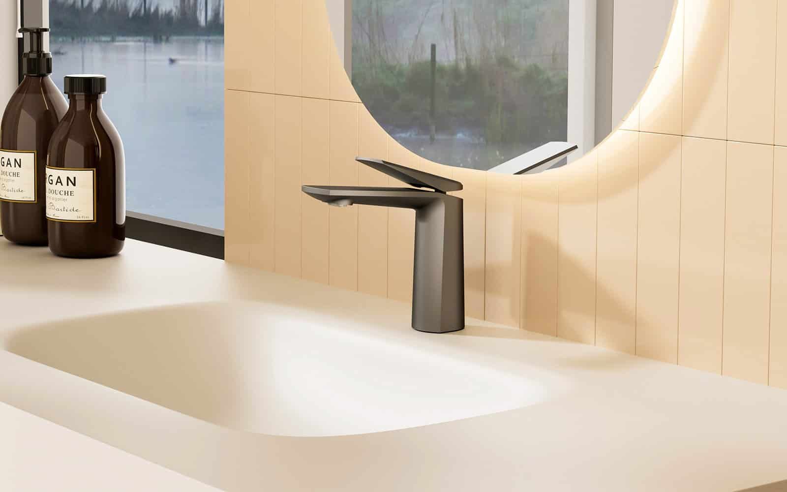 How to remove a faucet handle cover-gunmetal standard faucet for bathroom