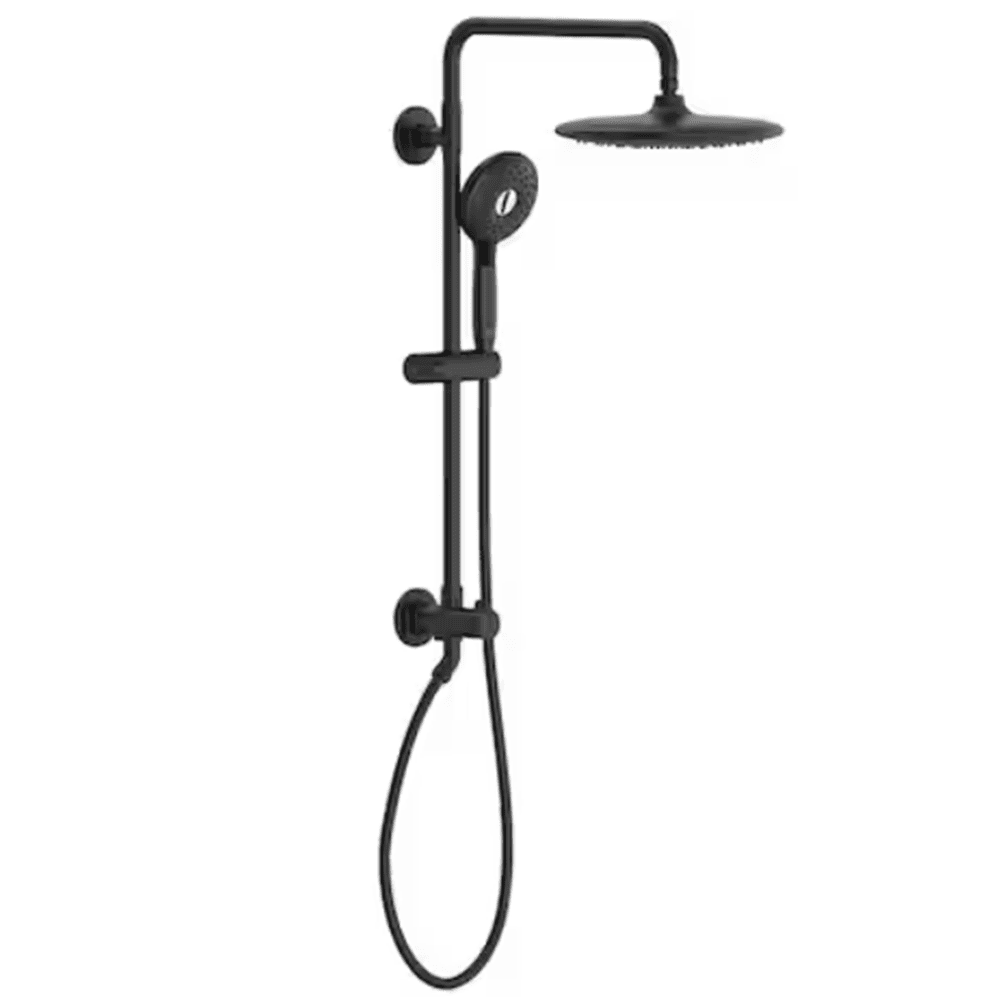 American Standard Spectra Versa 4-Spray Round 24-in Wall Bar Shower Kit