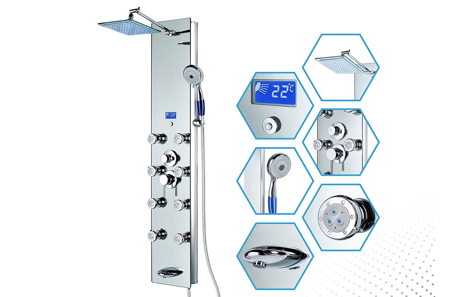 Blue Ocean SPA392M Shower Panel Blue Ocean SPA392M Shower Panel
