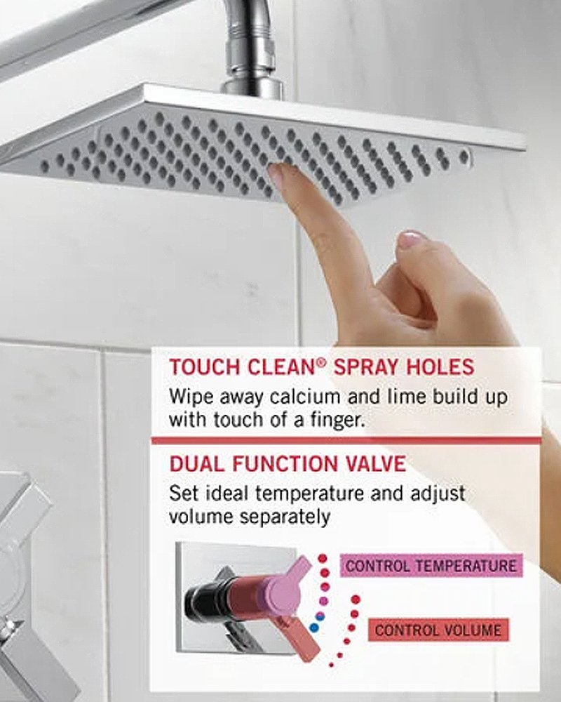 Delta TempAssure 17T Series Thermostatic Shower System1 Delta TempAssure 17T Series Thermostatic Shower System1