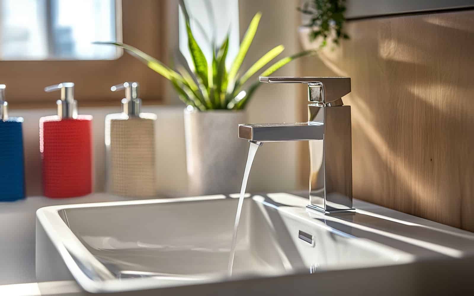 bathroom faucet chrome – flow rate display bathroom faucet chrome - flow rate display