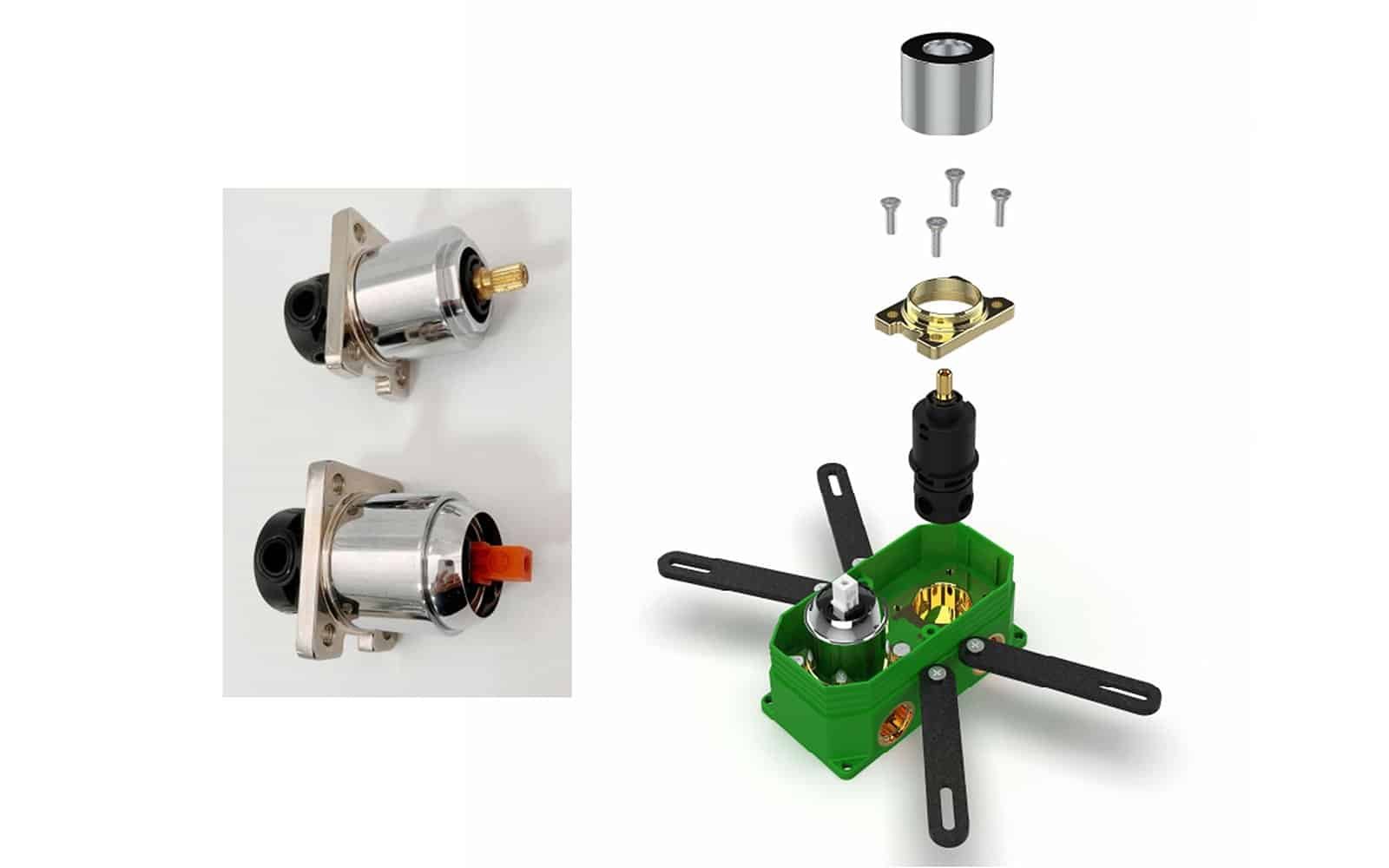 shower valve divided