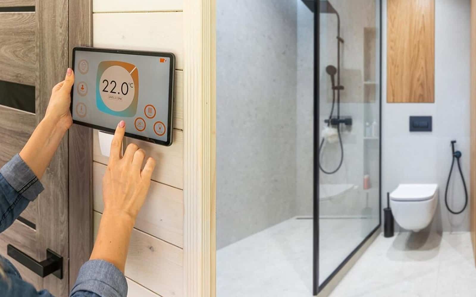Smart shower system with digital displays