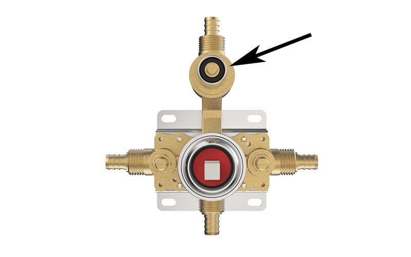 Diverter cartridges of pressure balance shower system Diverter cartridges of pressure balance shower system