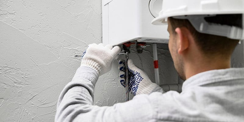 fixing a water heater – 800400 fixing a water heater 800400