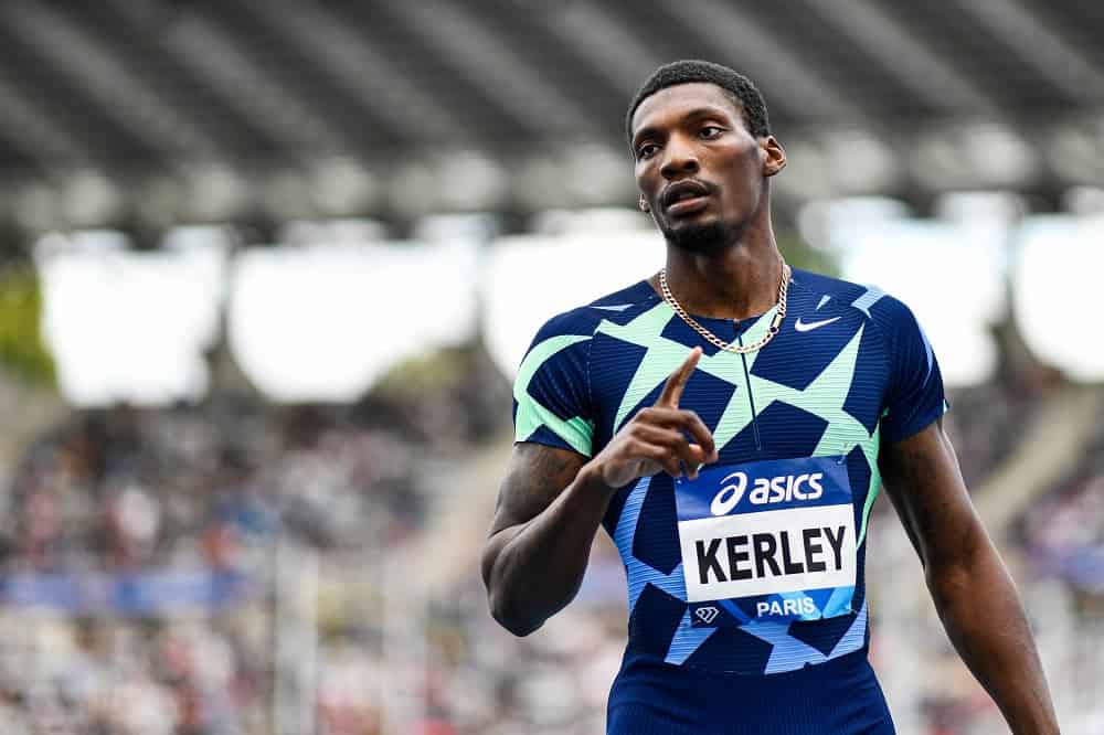 Fred,Kerley,Of,Usa,Competes,And,Wins,In,Men's,200m