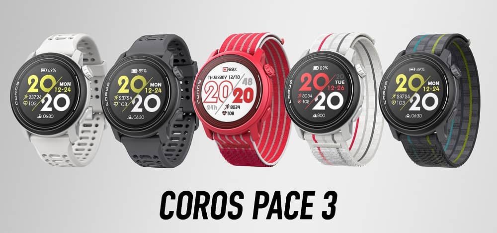COROS announces the PACE 3 GPS Sport Watch