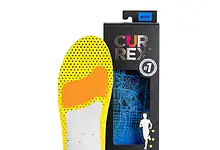 CURREX® RUNPRO™ dynamic insoles designed for runners, featuring high-profile support and cushioning for enhanced comfort and performance.