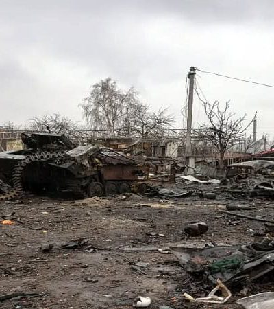 युक्रेनमध्ये रशियाचे हवाई हल्ले
