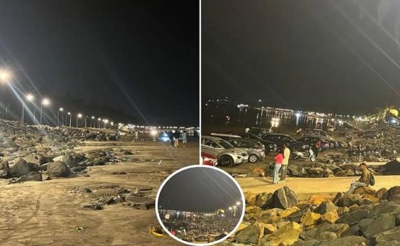 गोराई किनारा पथदिव्यांमुळे प्रकाशमान