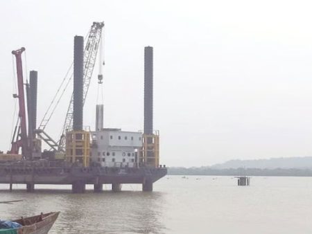 रेवदंडा – साळाव पुलाच्या कामाला वेग