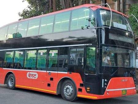 ठाण्यात वातानुकूलित डबलडेकर बस