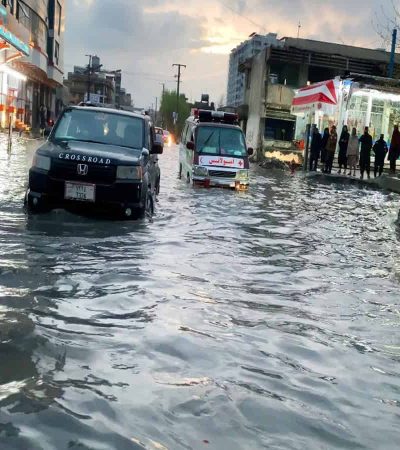 अफगाणिस्तानात मुसळधार पावसामुळे पूरस्थिती