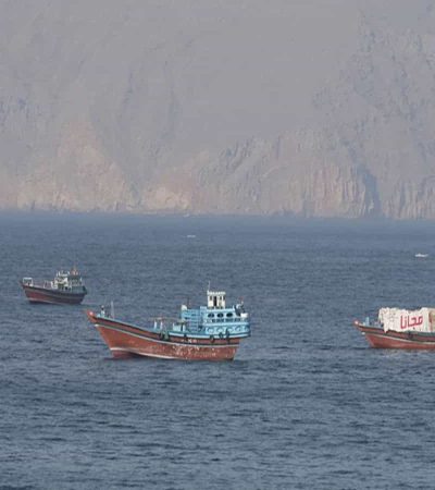 ओमान आखातात इराणी जहाज जप्त