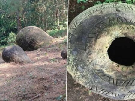 घारापुरी बेटावर सापडली महाकाय रांजण