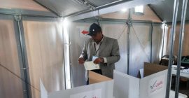 पॅलेस्टिनी नागरिकांनी बजावला मतदानाचा हक्क